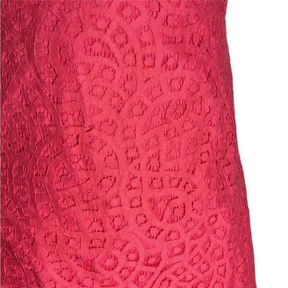 Lilly Pulitzer hot pink dress with gold hardware. Size 0 - Picture 3 of 12